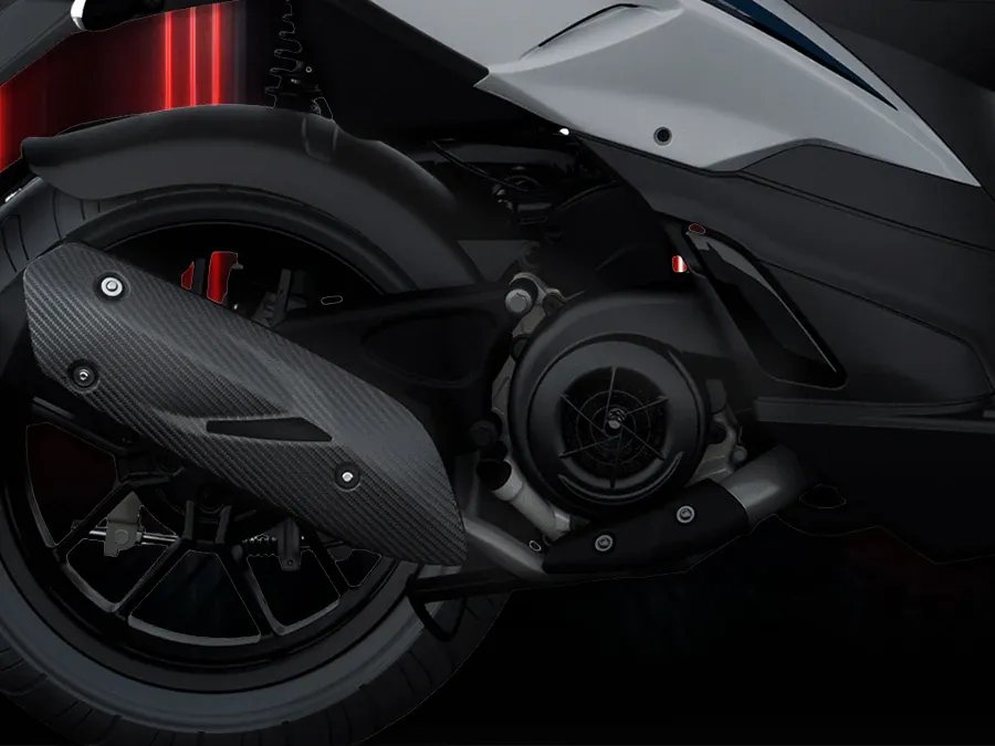 Aprilia SR 125 E5 – échappement