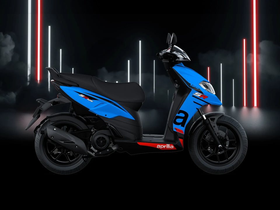 Aprilia SR 125 E5 bleu